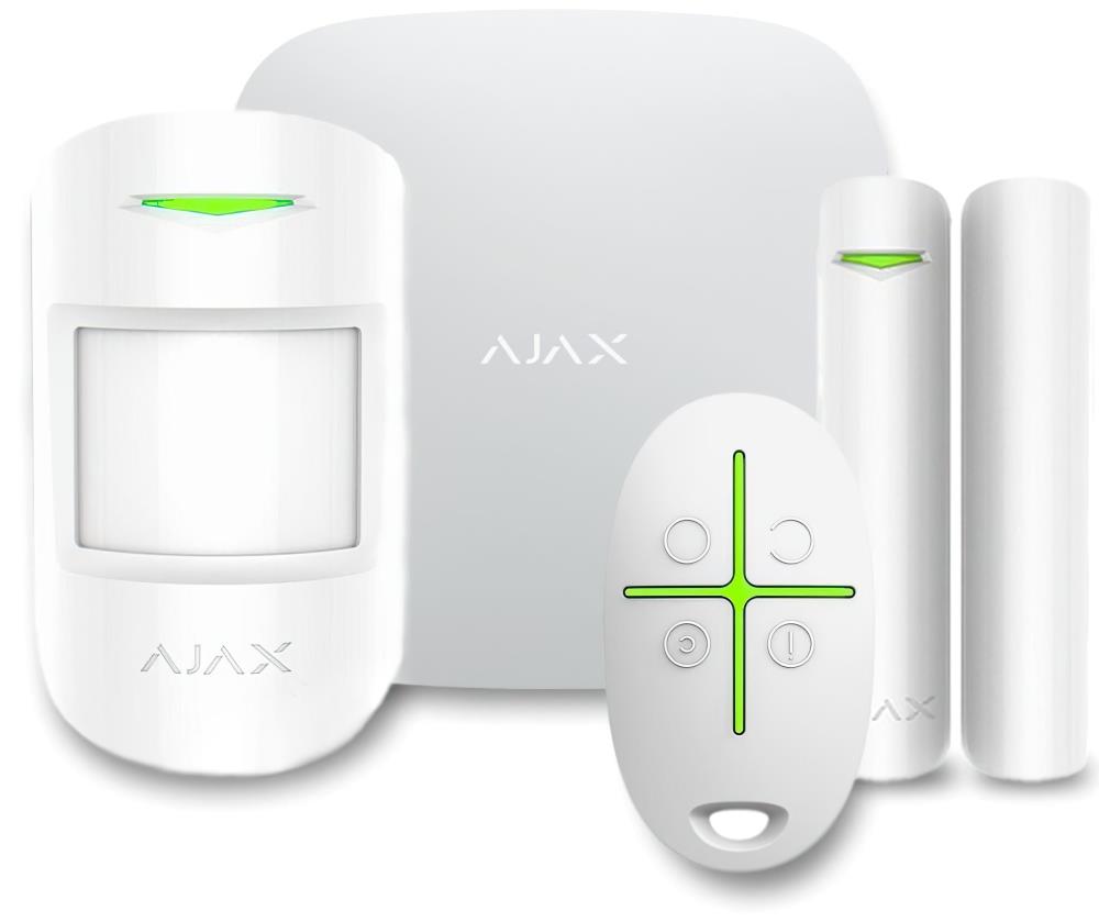 Комплект охоронної сигналізації  Ajax StarterKit White (000001144)