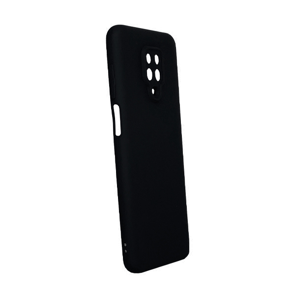 Чехол Original Soft Touch Case for Xiaomi Redmi Note 9s/Note 9 Pro/Note 9 Pro Max Pro Max Black with Camera Lens