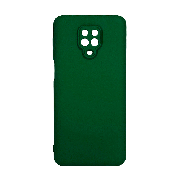 Чехол Original Soft Touch Case for Xiaomi Redmi Note 9s/Note 9 Pro/Note 9 Pro Max Dark Green with Camera Lens