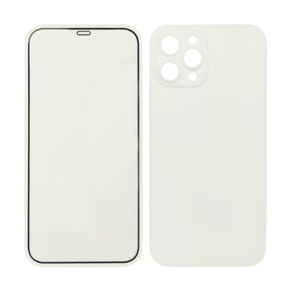 Чехол Sigma 360 Full Body Protection Back Case + Glass для iPhone 12  Pro  Max White