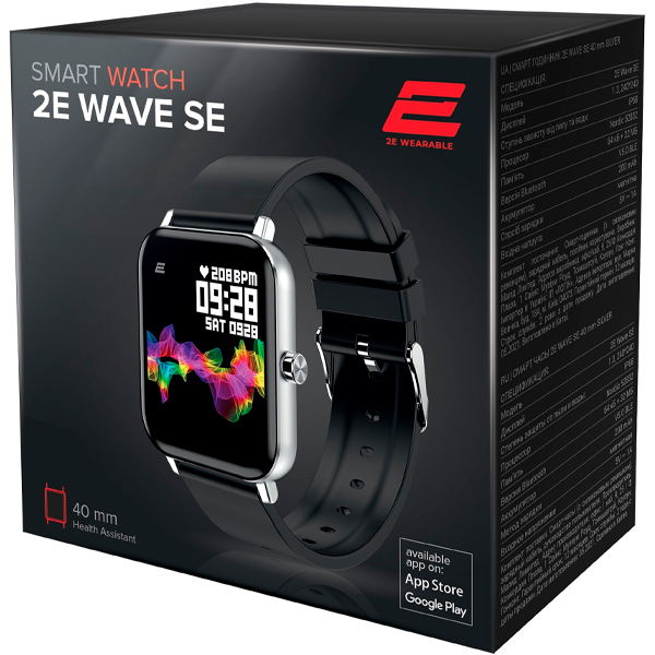 Смарт-часы 2E Wave SE 40mm Silver