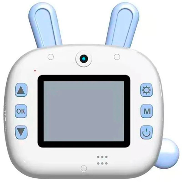 Дитячий фотоапарат з моментальним Ч/Б друком KX-09AP (Rabbit) Blue