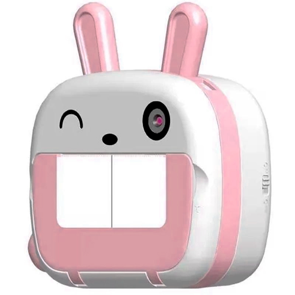 Дитячий фотоапарат з моментальним Ч/Б друком KX-09AP (Rabbit) Pink