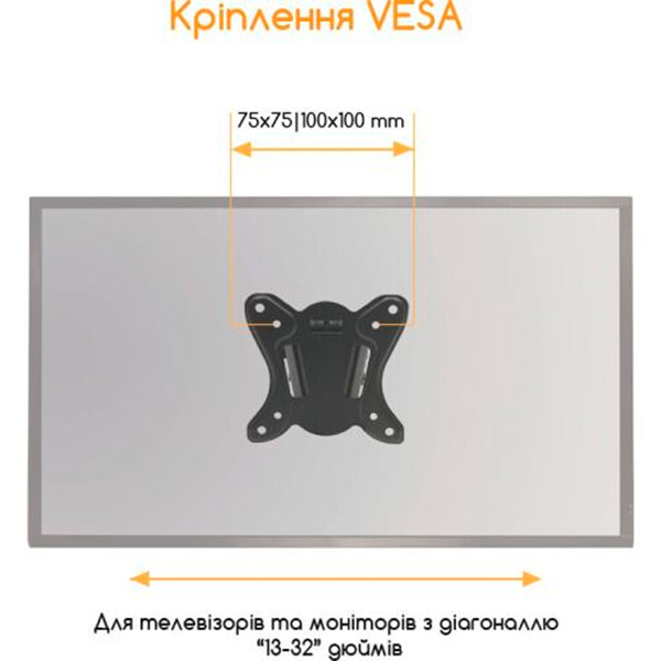 Кронштейн поворотный с углом наклонна ACCLAB AL-BT102 13