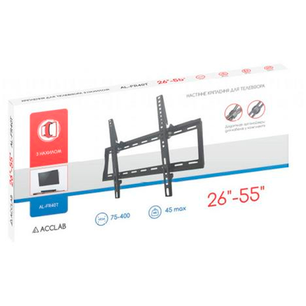 Кронштейн фиксированный с углом наклонна ACCLAB AL-FR40/T 26