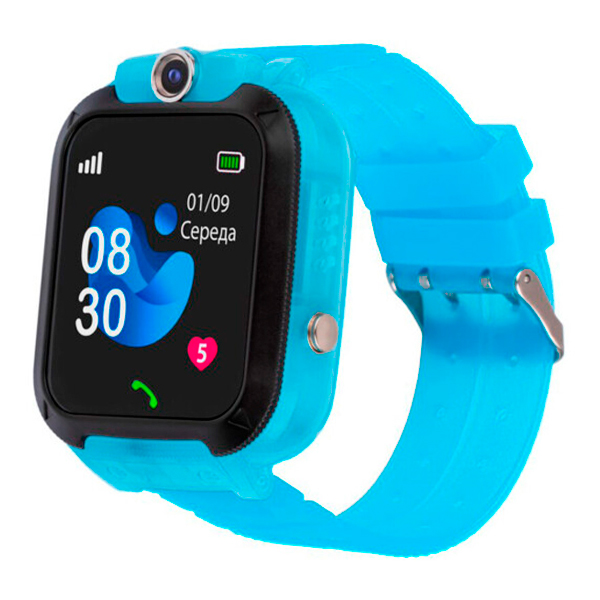 Детские умные часы AmiGo GO007 FLEXI GPS Blue