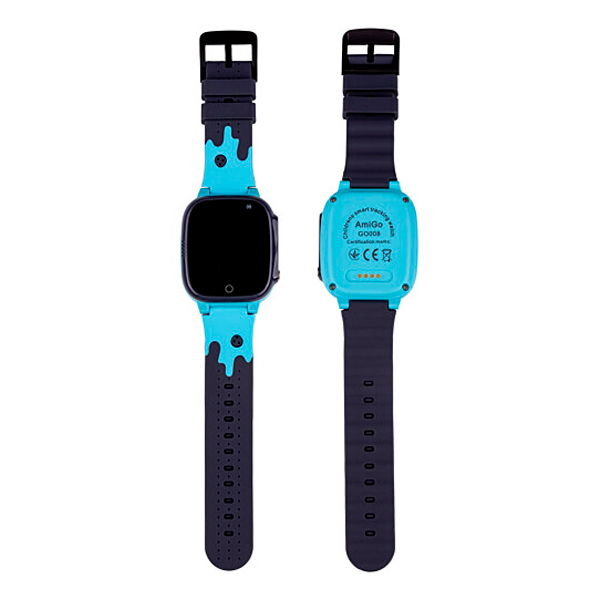 Детские умные часы AmiGo GO008 Milky GPS WiFi Blue