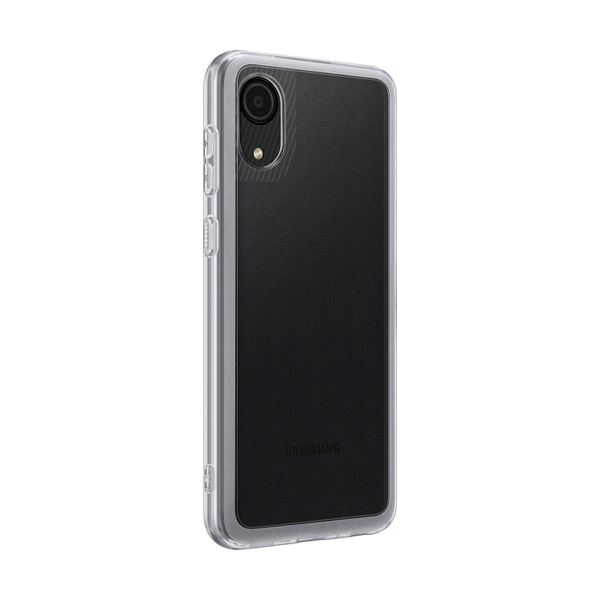 Чехол накладка Samsung A032 Galaxy A03 Core Soft Clear Cover Transparent (EF-QA032TTEGRU)