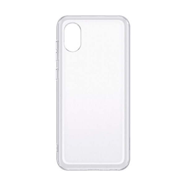 Чохол Samsung A032 Galaxy A03 Core Soft Clear Cover Transparent (EF-QA032TTEGRU)