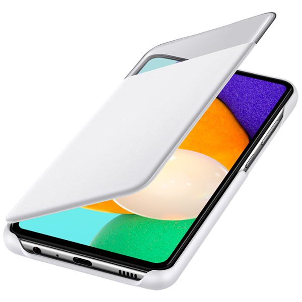 Чехол книжка Samsung A52 S View Wallet Cover White (EF-EA525PWEGRU)