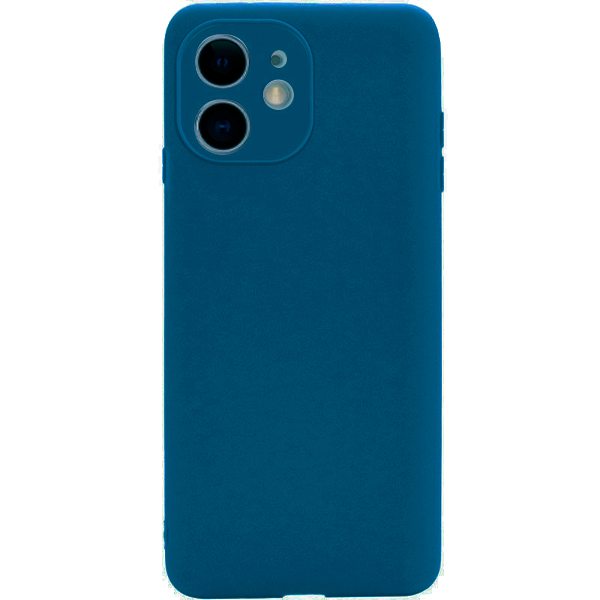 Чехол Soft Touch для Apple iPhone 11 Cosmos Blue with Camera Lens Protection