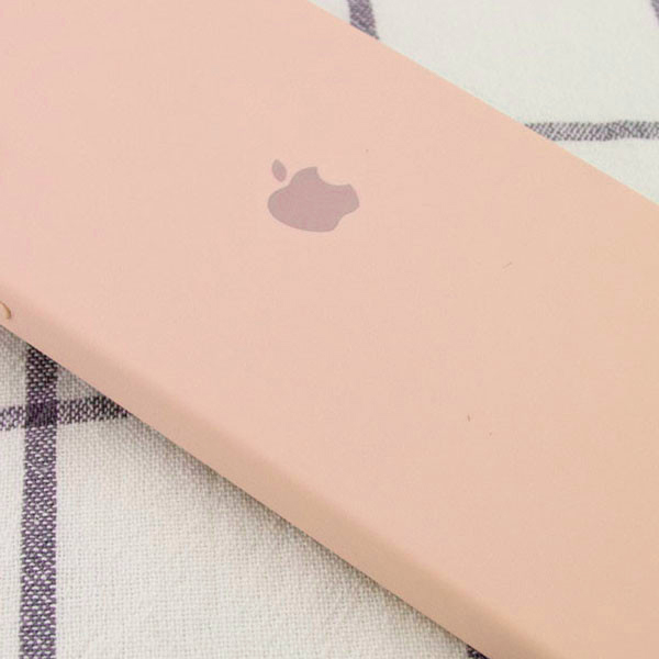 Чехол Soft Touch для Apple iPhone 11 Pink Sand with Camera Lens Protection Square