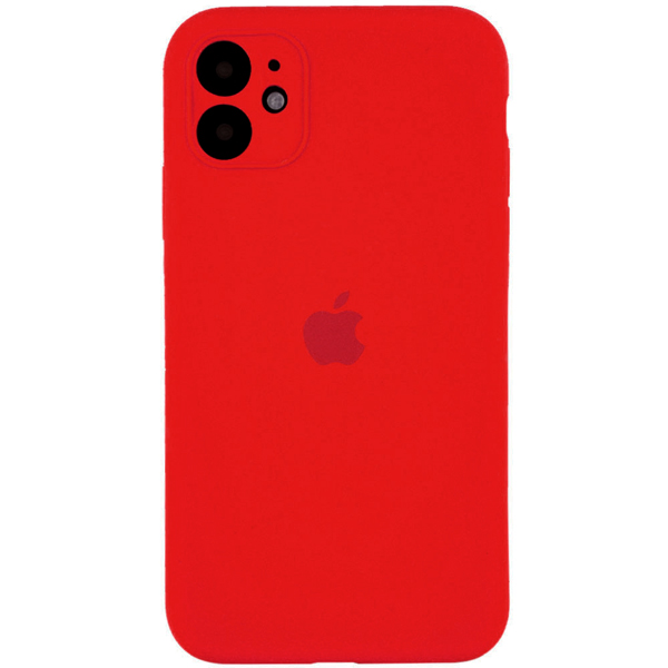 Чохол Soft Touch для Apple iPhone 12 Mini Red with Camera Lens Protection