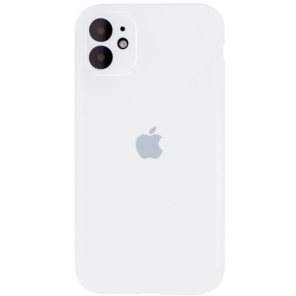 Чехол Soft Touch для Apple iPhone 12 Mini White with Camera Lens Protection