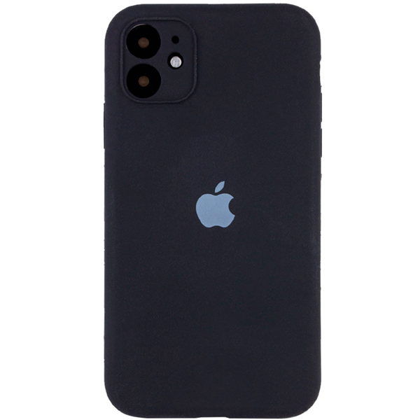 Чехол Soft Touch для Apple iPhone 12 Mini Black with Camera Lens Protection