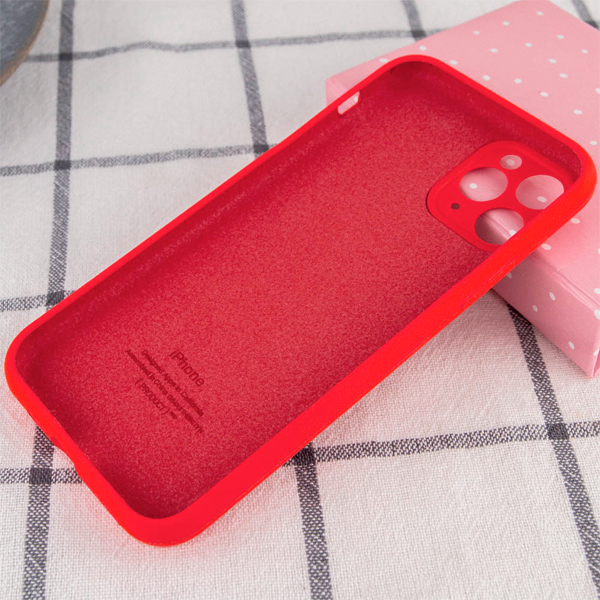 Чохол Soft Touch для Apple iPhone 12 Pro Max Red with Camera Lens Protection