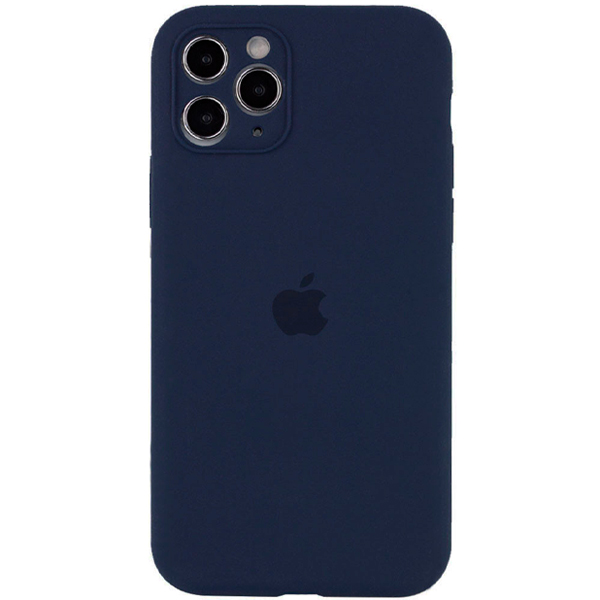 Чехол Soft Touch для Apple iPhone 12 Pro Max Midnight Blue with Camera Lens Protection