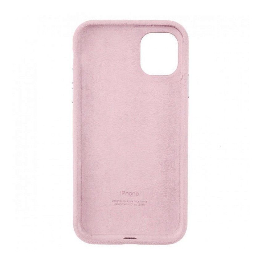 Чехол Alcantara для Apple iPhone 11 Pro Max Light Pink