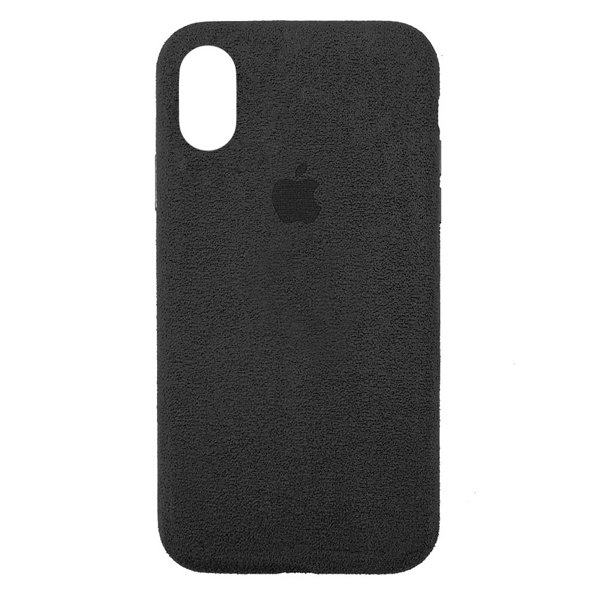 Чохол Alcantara для Apple iPhone X/XS Black