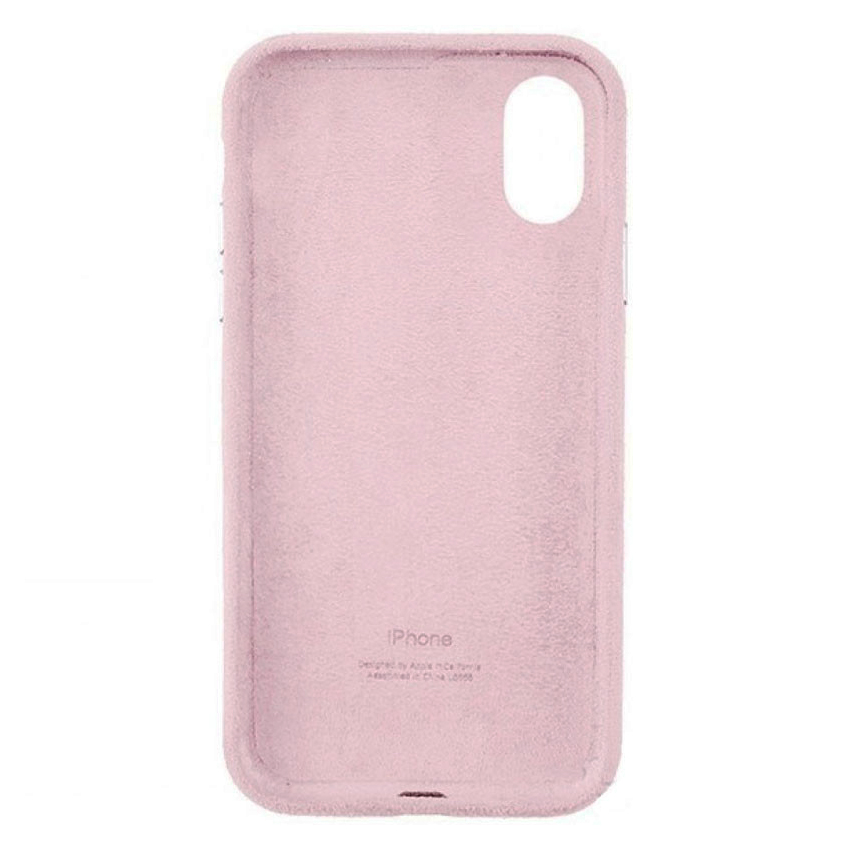 Чохол Alcantara для Apple iPhone XR Light Pink
