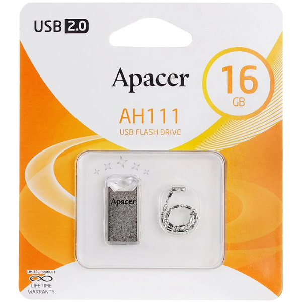 Флешка Apacer 16Gb AH111 Crystal USB 2.0