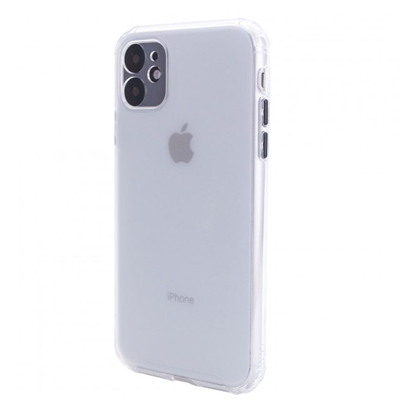 Чехол накладка Colorful Matte Case для iPhone 11 Clear