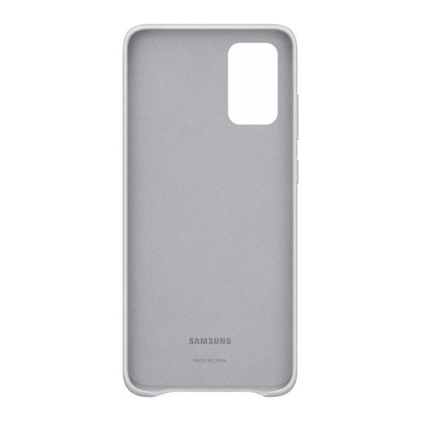 Чохол накладка Samsung G985 Galaxy S20 Plus Leather Cover Grayish White (EF-VG985LSEG)