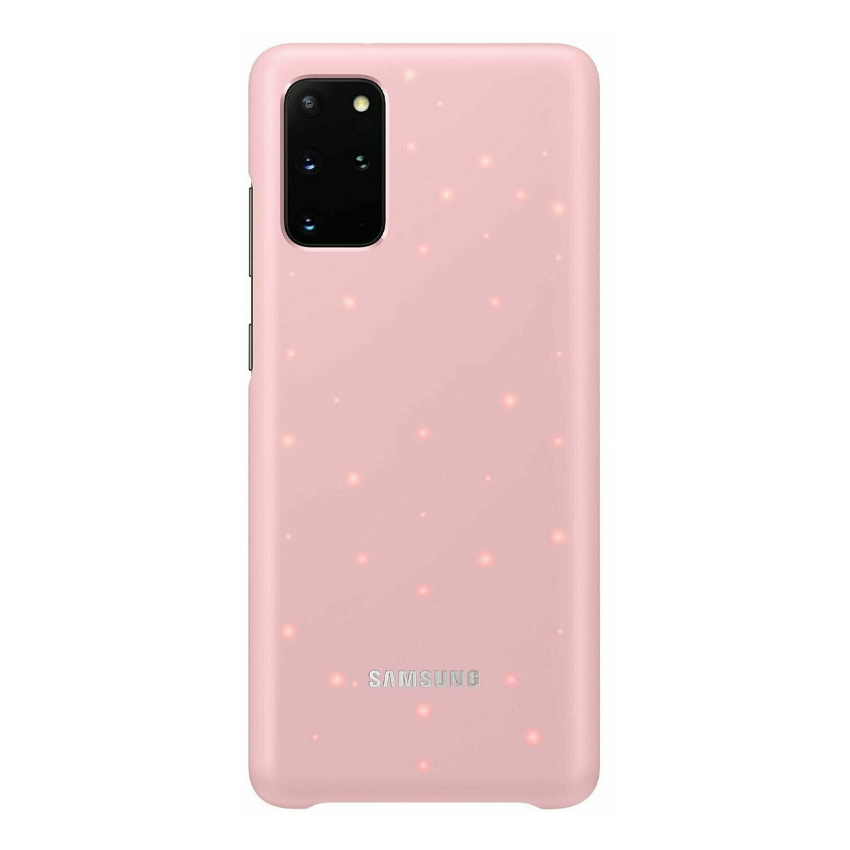 Чохол накладка Samsung G985 Galaxy S20 Plus LED Cover Pink (EF-KG985CPEG)