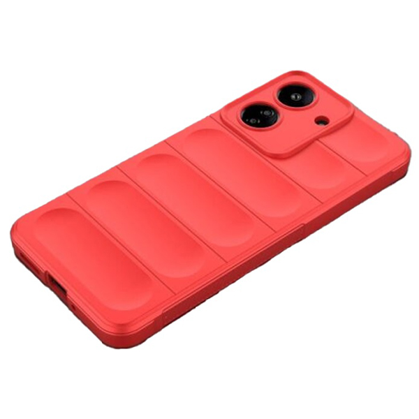 Чехол Cosmic Magic Shield for Xiaomi Redmi 13C/Poco C65 Red with Camera Lens