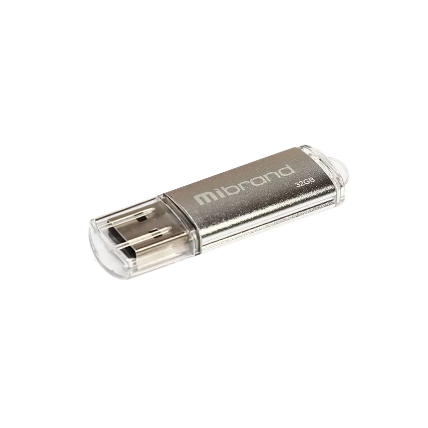 Флешка Mibrand 32GB Cougar USB 2.0 Silver (MI2.0/CU32P1S)