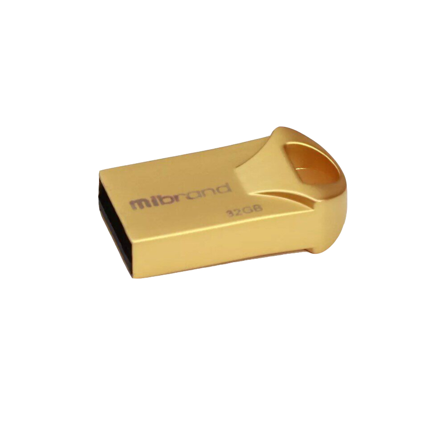 Флешка Mibrand 32GB Hawk USB 2.0 Gold (MI2.0/HA32M1G)