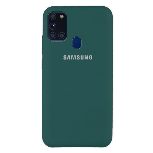 Чохол Original Soft Touch Case for Samsung A21s-2020/A217 Dark Green