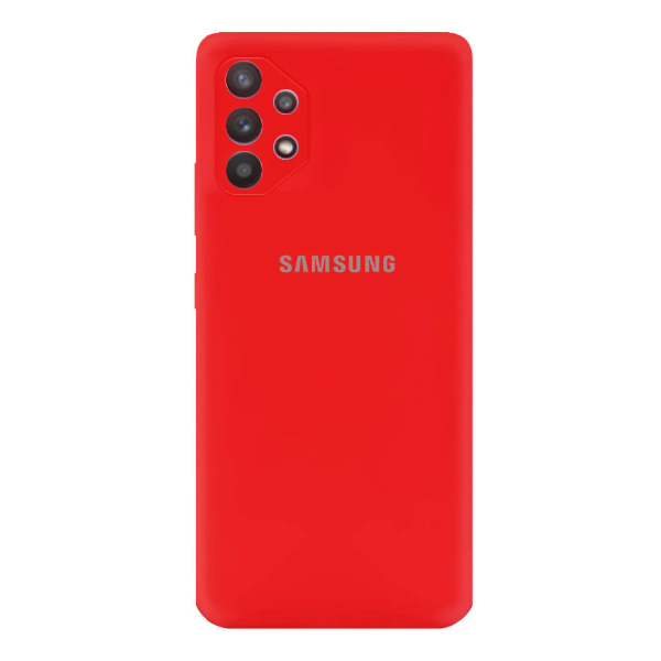 Чехол Original Soft Touch Case for Samsung A32-2021/A325 Red with Camera Lens