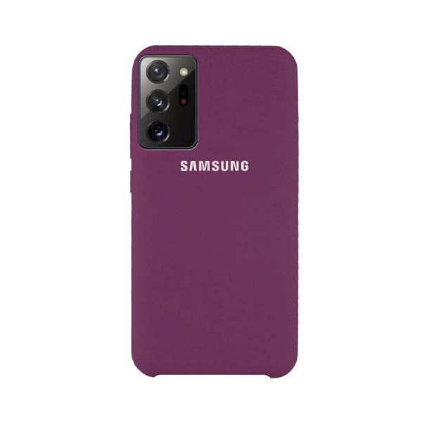 Чехол Original Soft Touch Case for Samsung Note 20 Ultra/N985  Grape