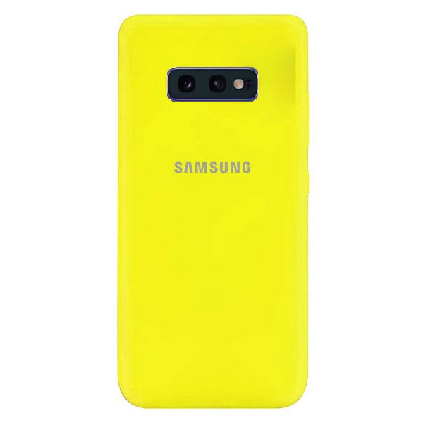 Чехол Original Soft Touch Case for Samsung S10e/G970 Yellow