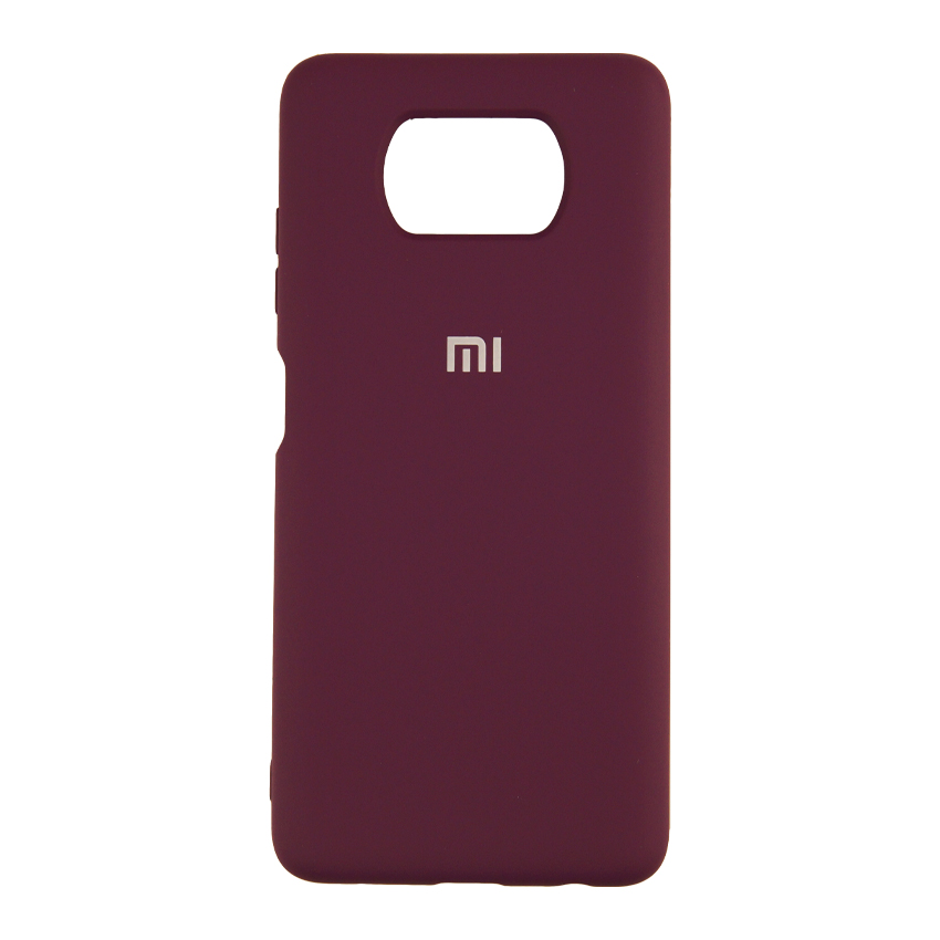 Чехол Original Soft Touch Case for Xiaomi Poco X3 Grape