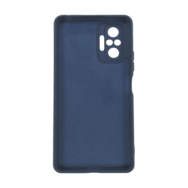 Чехол Original Soft Touch Case for Xiaomi Redmi Note 10 Pro/Note 10 Pro Max Dark Blue with Camera Lens