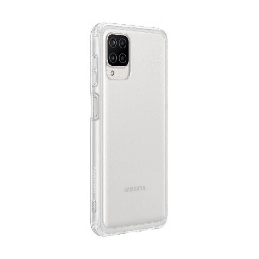 Чехол накладка Samsung A125 Galaxy A12 Soft Clear Cover Transparent (EF-QA125TTEG)