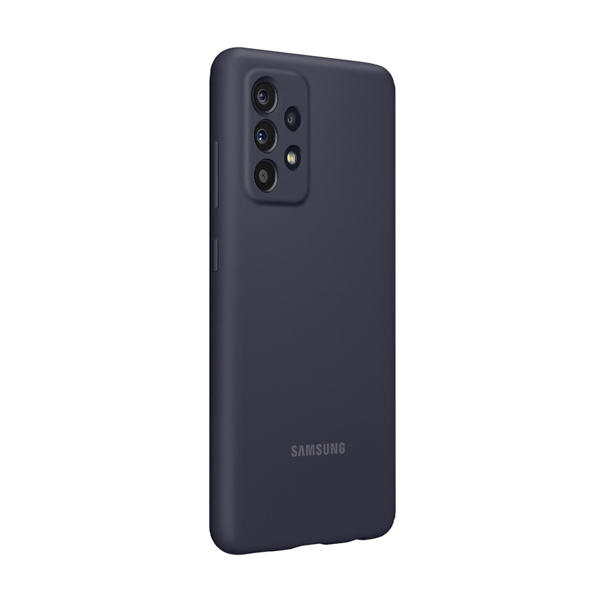 Чехол накладка Samsung A52 Silicone Cover Black (EF-PA525TBEGRU)