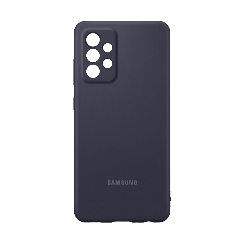 Чехол накладка Samsung A52 Silicone Cover Black (EF-PA525TBEGRU)