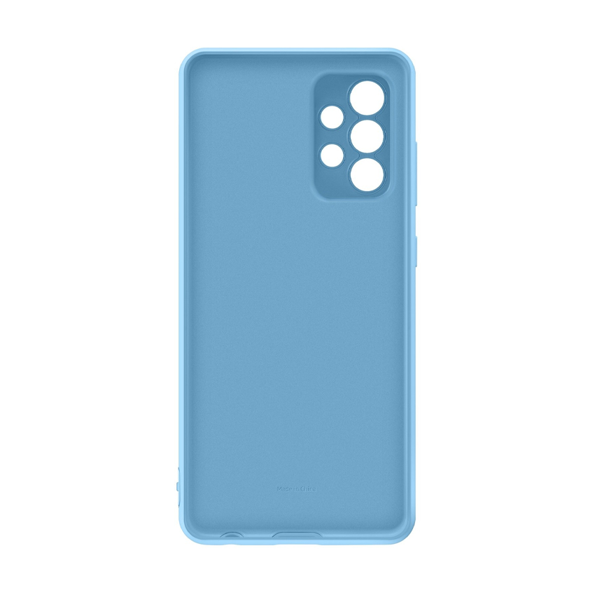 Чехол накладка Samsung A52 Silicone Cover Blue (EF-PA525TLEGRU)