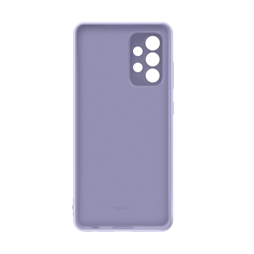 Чехол накладка Samsung A52 Silicone Cover Violet (EF-PA525TVEGRU)