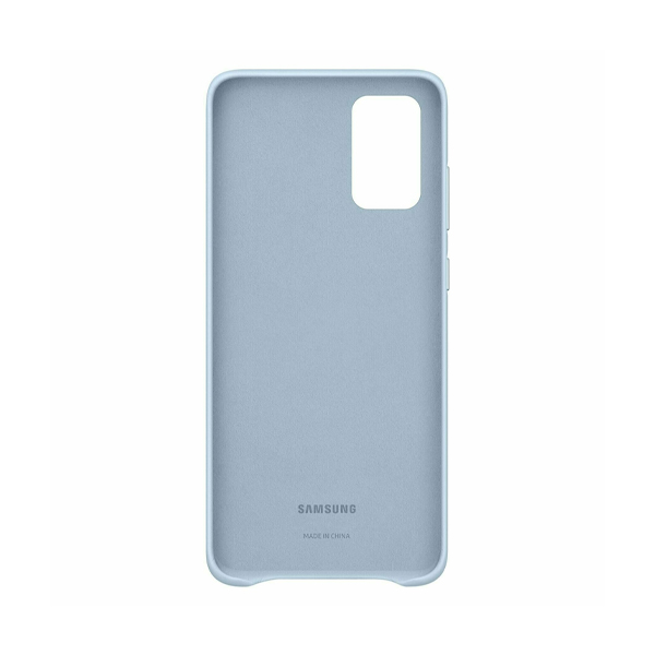 Чохол накладка Samsung G985 Galaxy S20 Plus Leather Cover Grayish Sky Blue (EF-VG985LLEG)