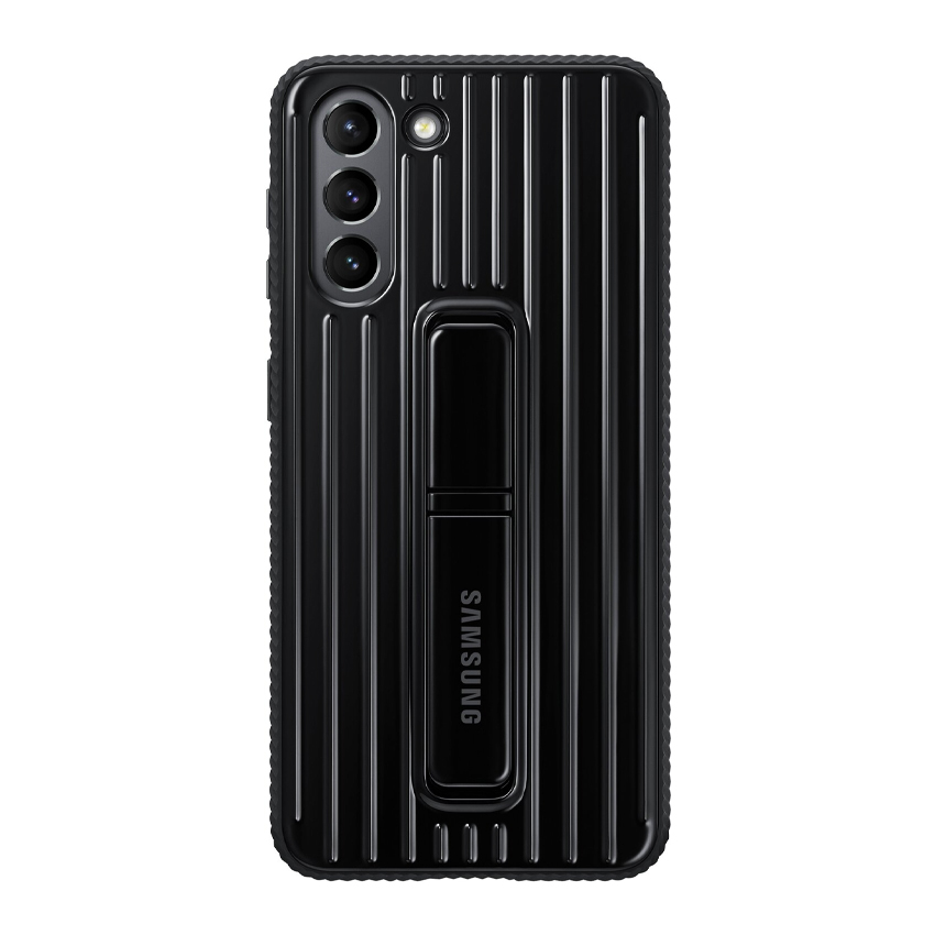 Чехол накладка Samsung G991 Galaxy S21 Protective Standing Cover Black (EF-RG991CBEG)