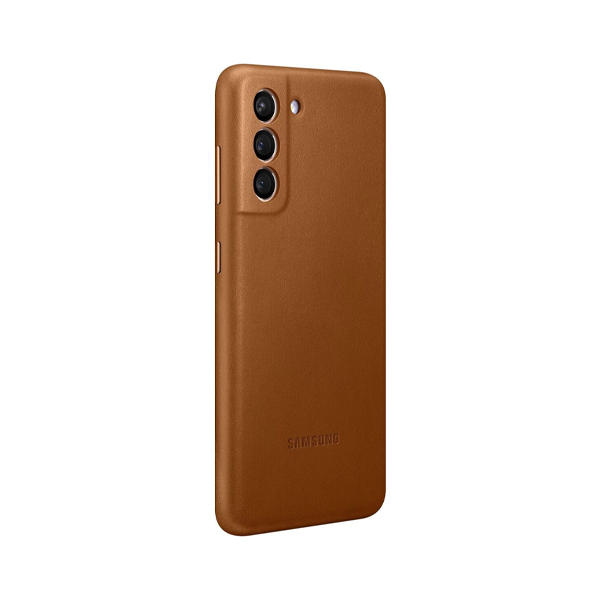 Чохол Samsung G991 Galaxy S21 Leather Cover Brown (EF-VG991LAEG)