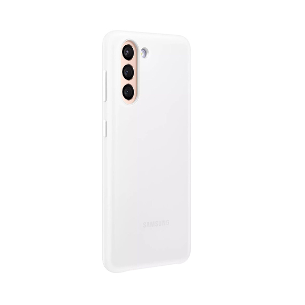 Чехол накладка Samsung G991 Galaxy S21 Smart LED Cover White (EF-KG991CWEG)