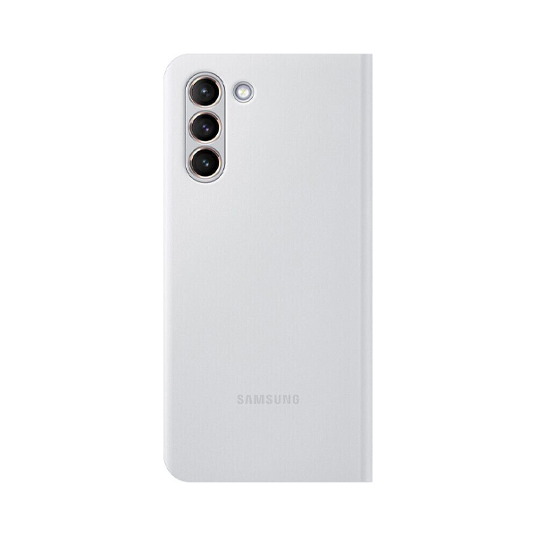 Чехол книжка Samsung G991 Galaxy S21 Smart LED View Cover Light Gray (EF-NG991PJEG)