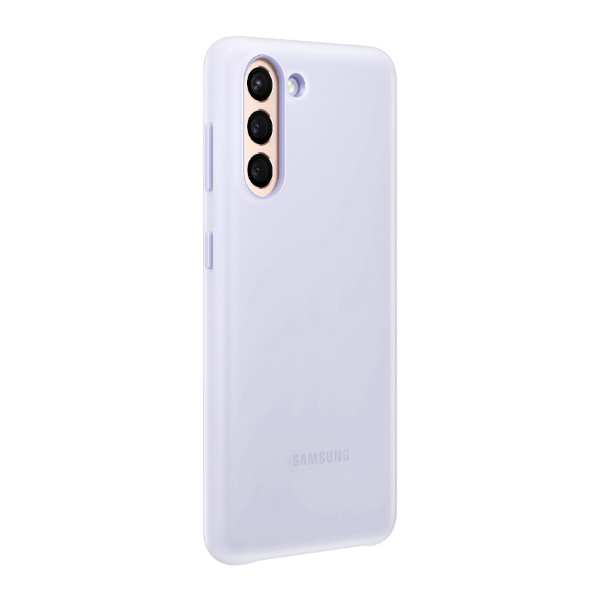 Чехол накладка Samsung G996 Galaxy S21 Plus Smart LED Cover Violet (EF-KG996CVEG)