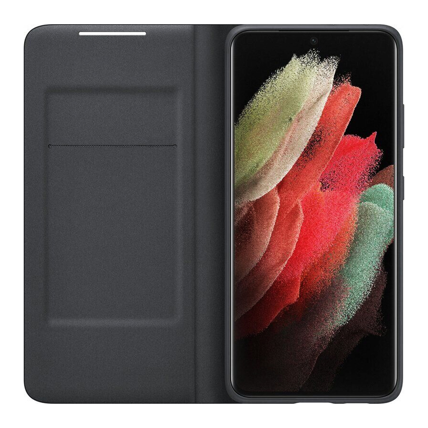 Чехол книжка Samsung G998 Galaxy S21 Ultra Smart LED View Cover Black (EF-NG998PBEG)