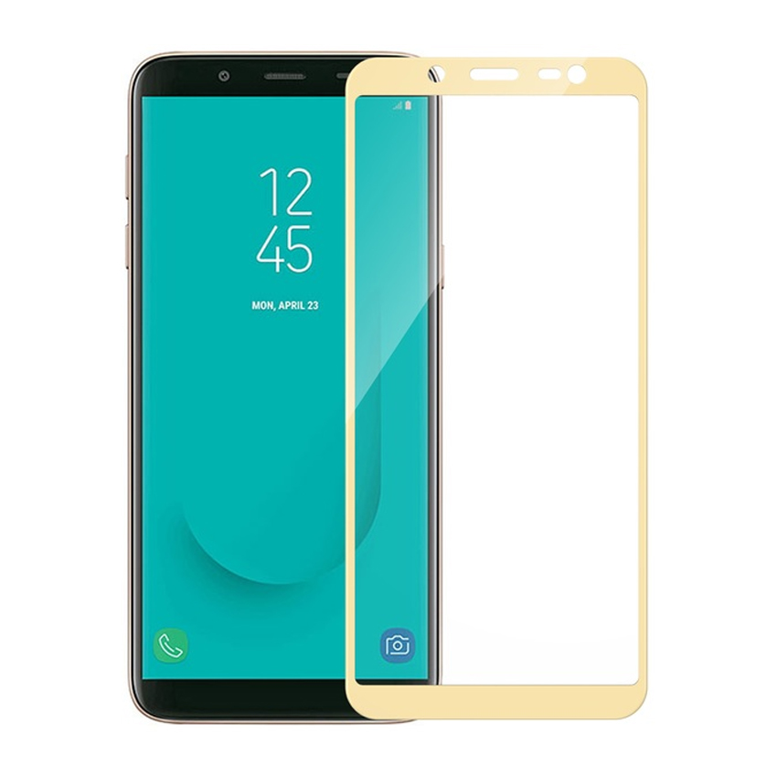 Защитное стекло для Samsung J6-2018/J600 3D Gold